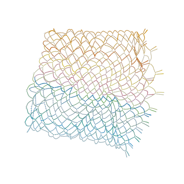 Simulation graph for a 60-qubit quantum circuit